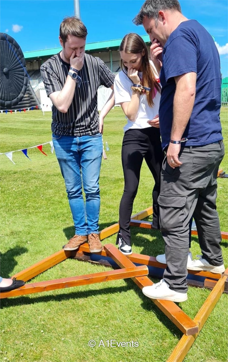 Krypton Factor Teamwork Challenges Event equipment hire in Newcastle